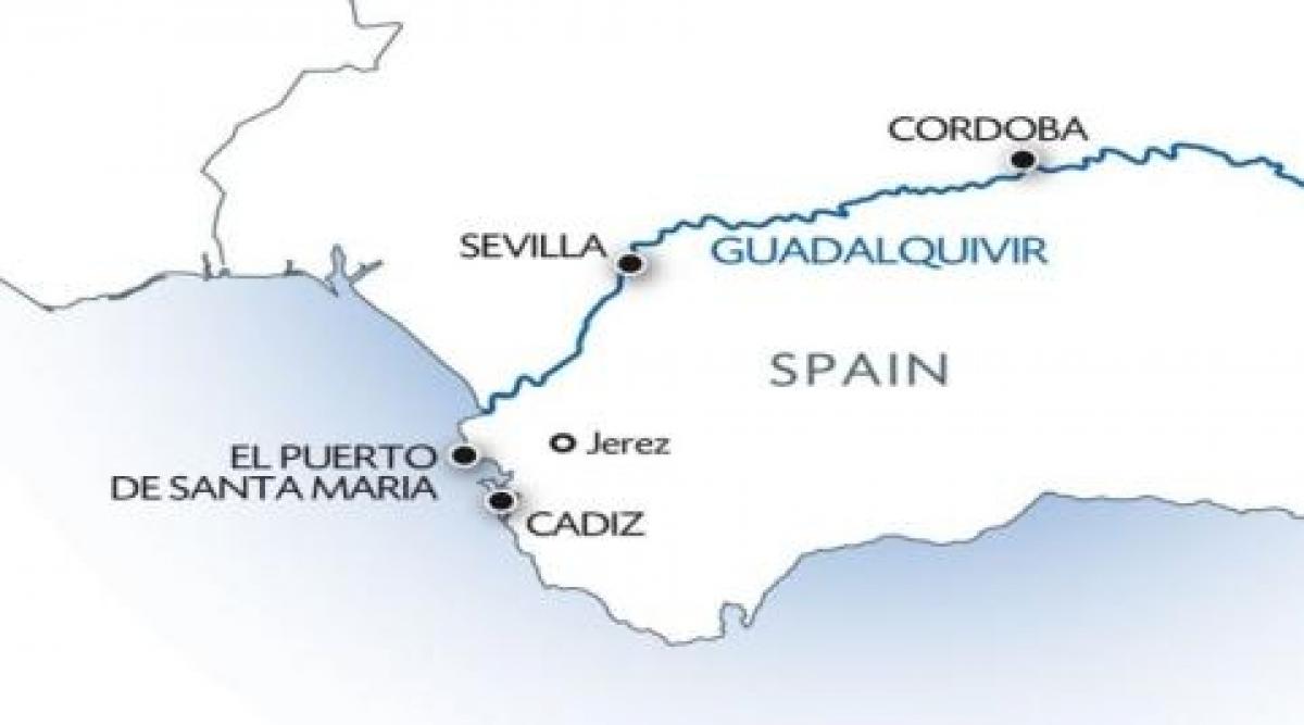 гуадалкивир картата